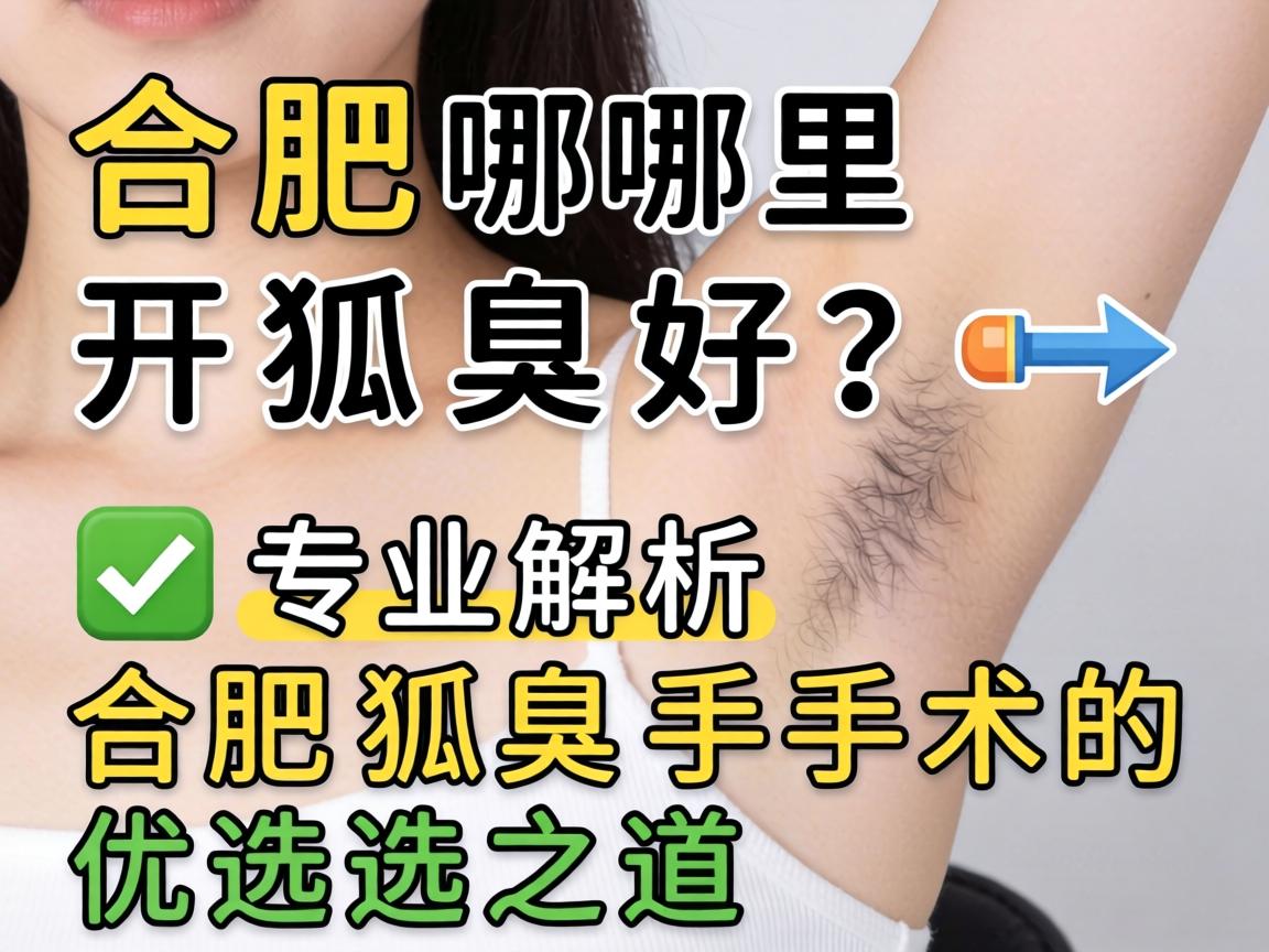 合肥哪里开狐臭好？专业解析合肥狐臭手术的优选之道