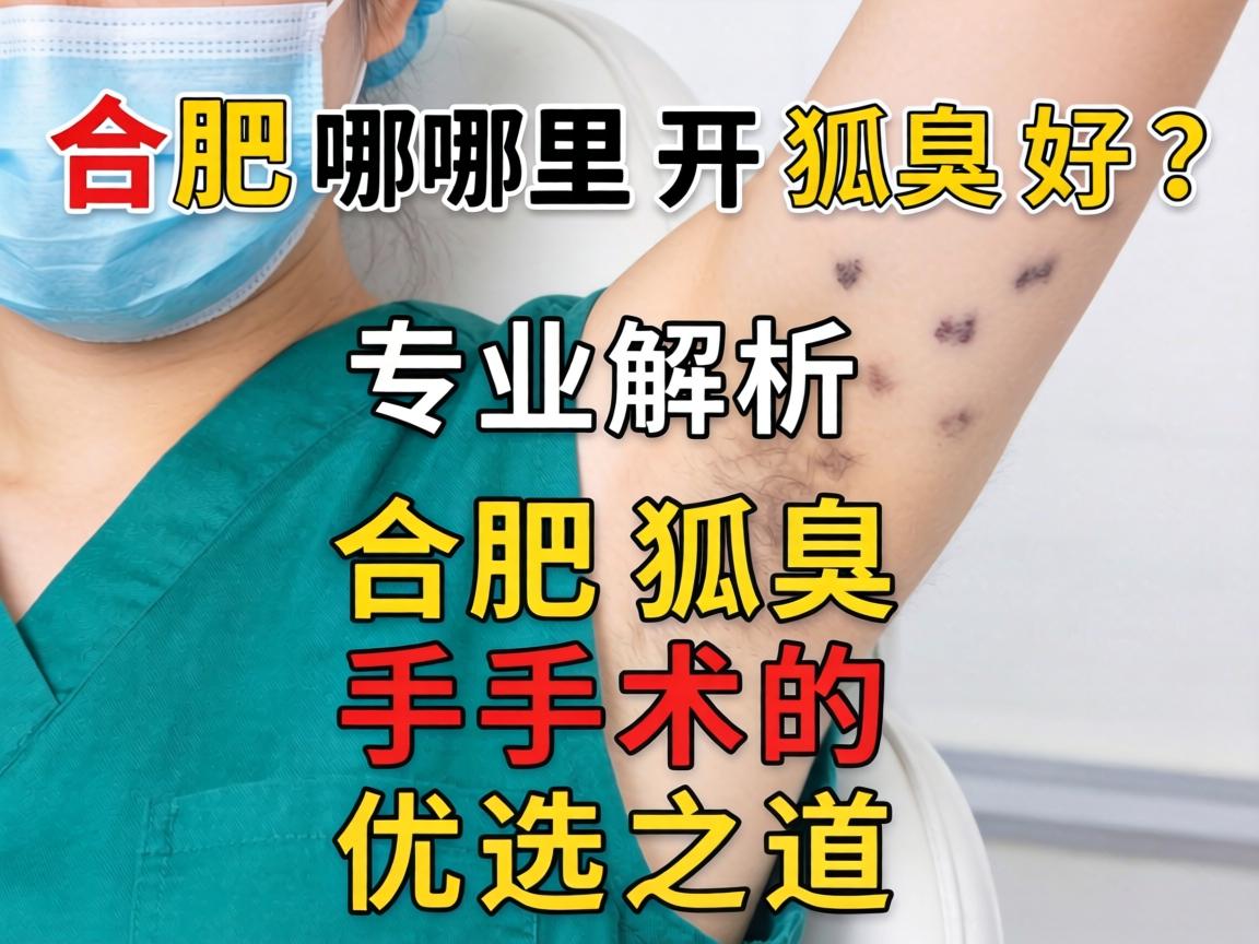 合肥哪里开狐臭好？专业解析合肥狐臭手术的优选之道