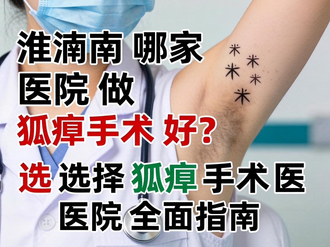 淮南哪家医院做狐臭手术好？选择狐臭手术医院的全面指南