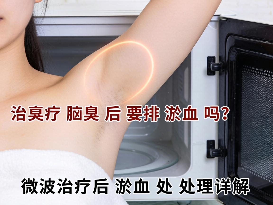 微波治疗腋臭后要排淤血吗？微波治疗后淤血处理详解