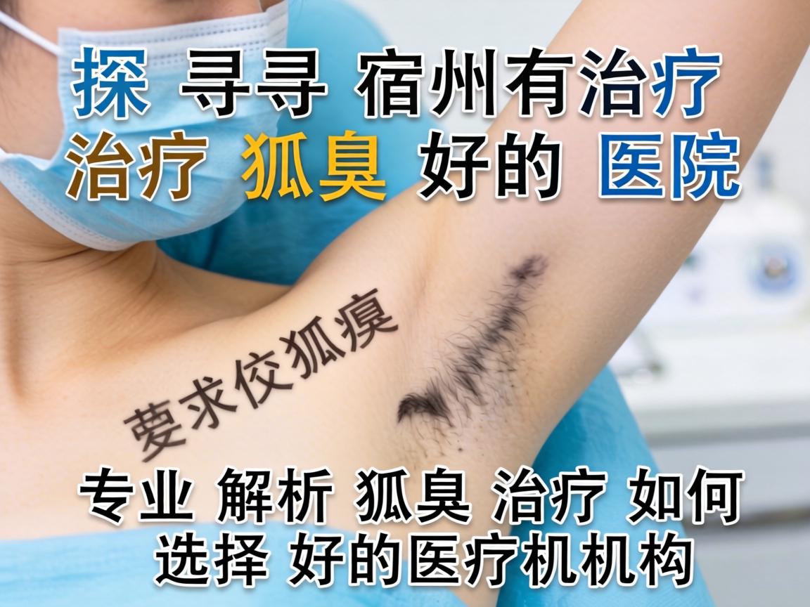 探寻宿州治疗狐臭好的医院,专业解析狐臭治疗如何选择好的医疗机构 探寻宿州治疗狐臭好的医院,专业解析狐臭治疗如何选择好的医疗机构