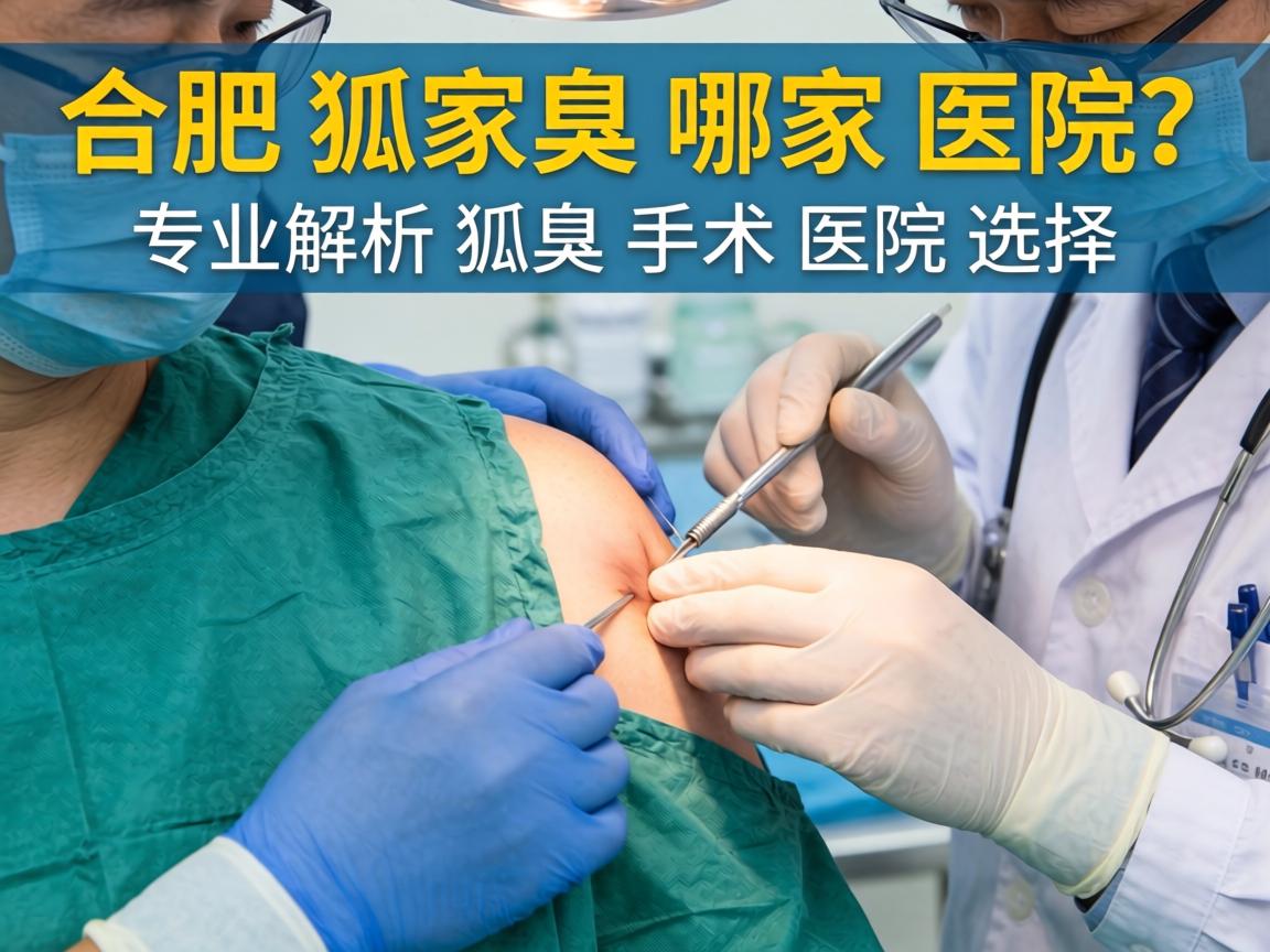 合肥狐臭手术去哪家医院？专业解析狐臭手术医院选择