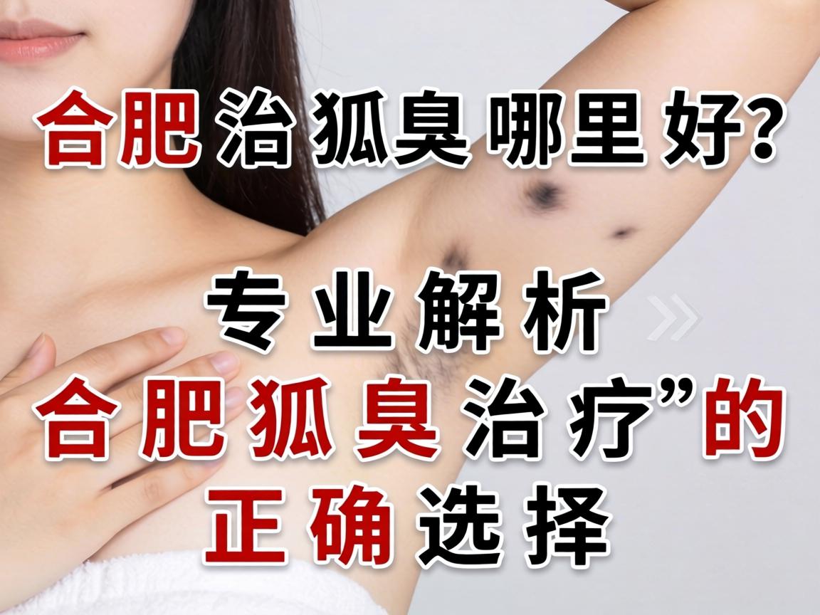 合肥治狐臭哪里好？专业解析合肥狐臭治疗的正确选择