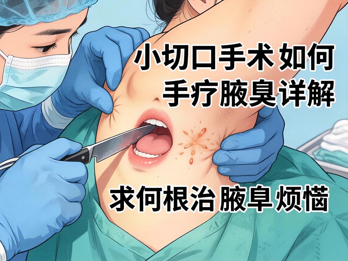小切口腋臭手术详解，小切口手术如何根治腋臭烦恼