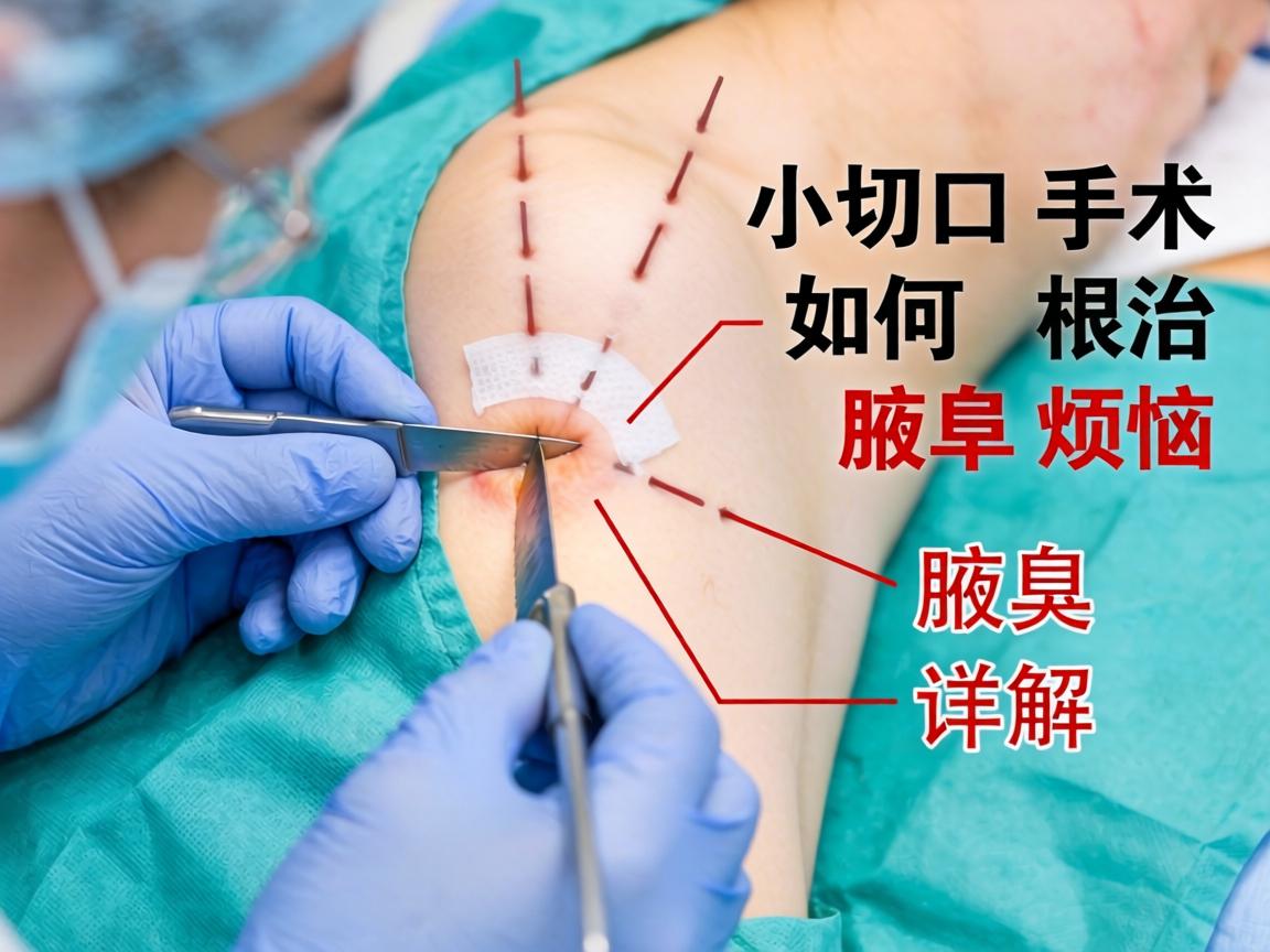 小切口腋臭手术详解，小切口手术如何根治腋臭烦恼