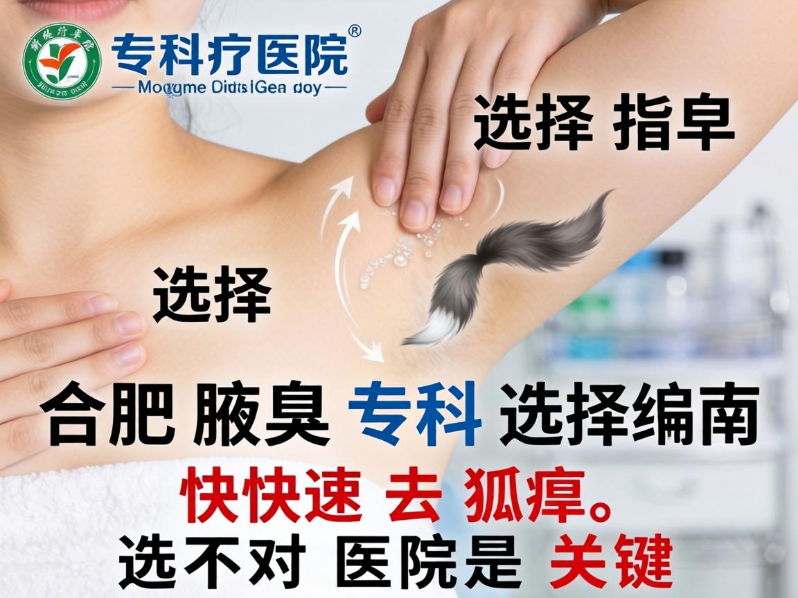 合肥腋臭专科医院选择指南，快速去狐臭，选对医院是关键