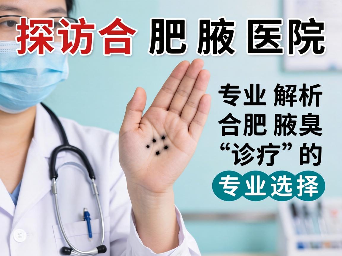 探访合肥腋臭医院，专业解析合肥腋臭诊疗的专业选择