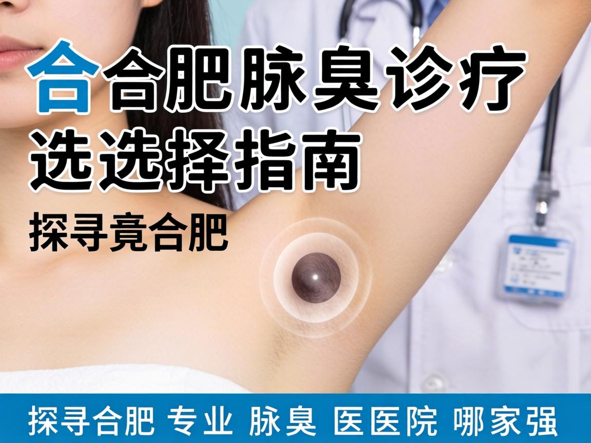 合肥腋臭诊疗选择指南，探寻合肥专业腋臭医院哪家强