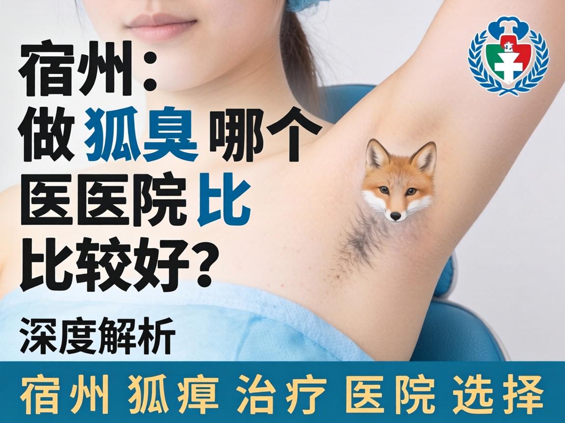 宿州做狐臭哪个医院比较好？深度解析宿州狐臭治疗医院选择
