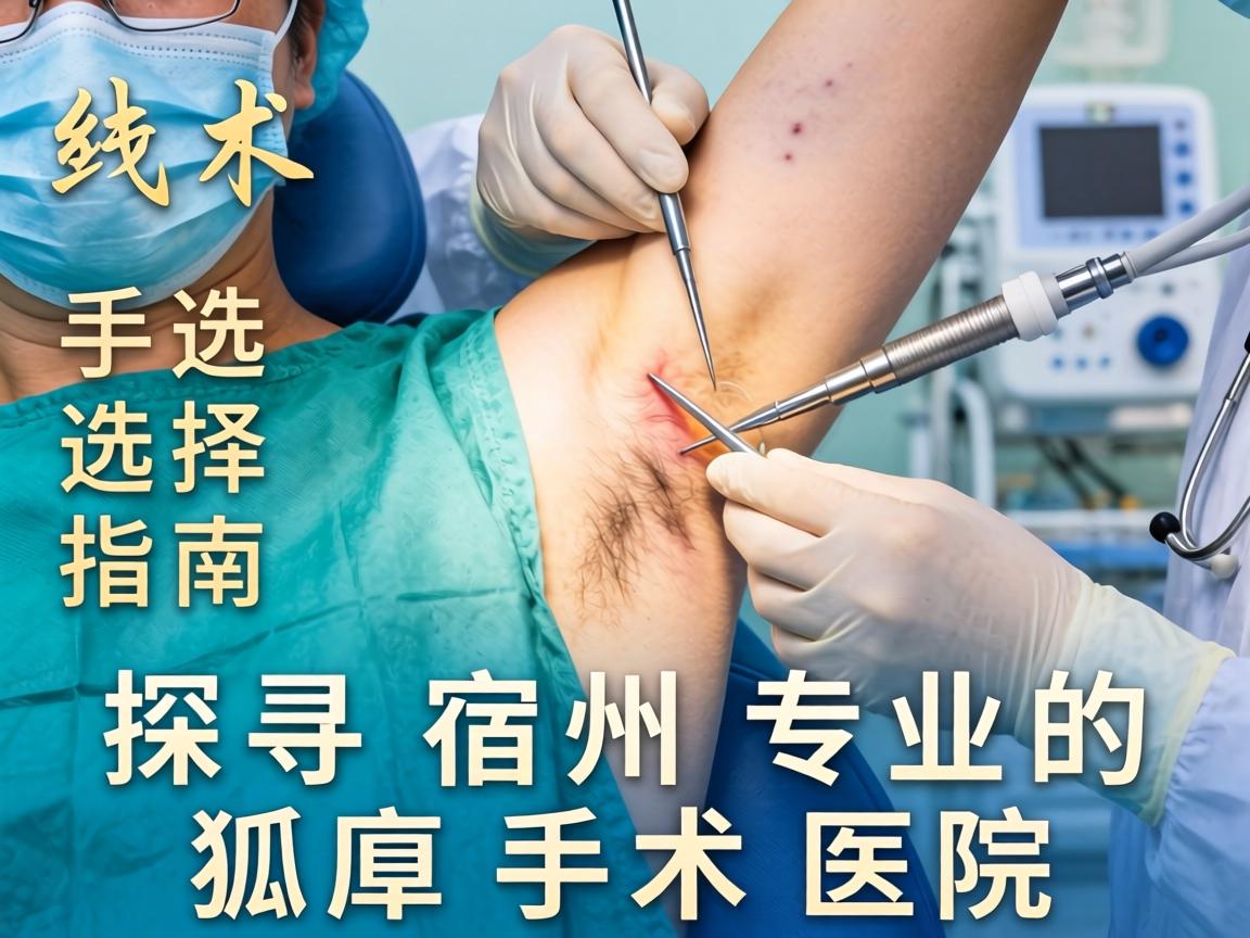 宿州狐臭手术医院选择指南，探寻宿州专业的狐臭手术医院