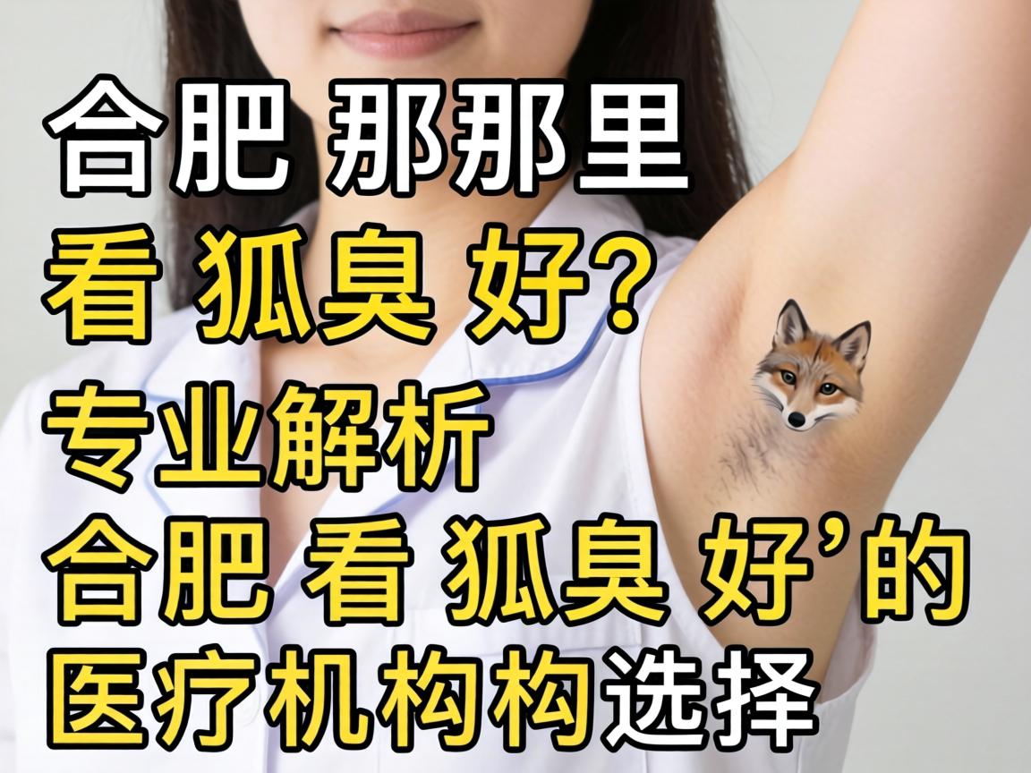 合肥那里看狐臭好？专业解析合肥看狐臭好的医疗机构选择