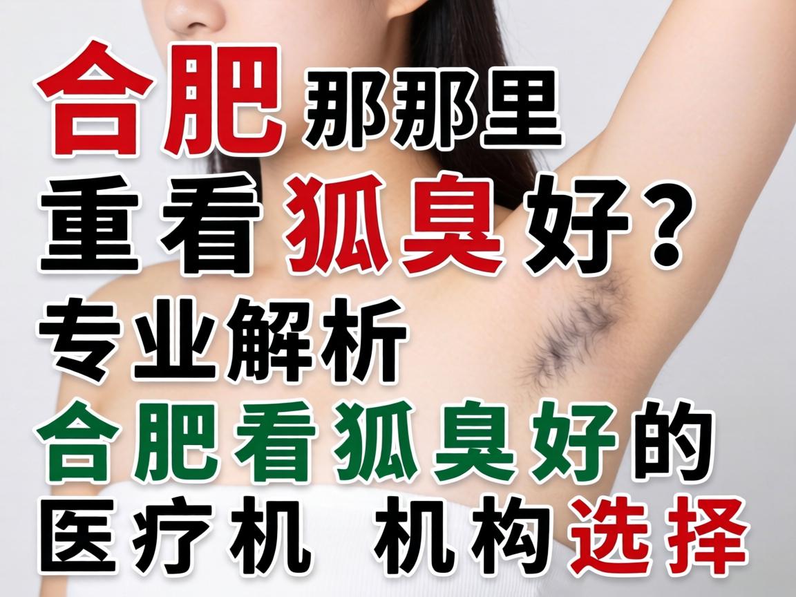 合肥那里看狐臭好？专业解析合肥看狐臭好的医疗机构选择