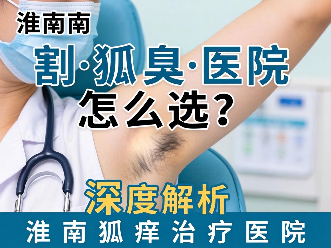 淮南割狐臭医院怎么选？深度解析淮南狐臭治疗医院