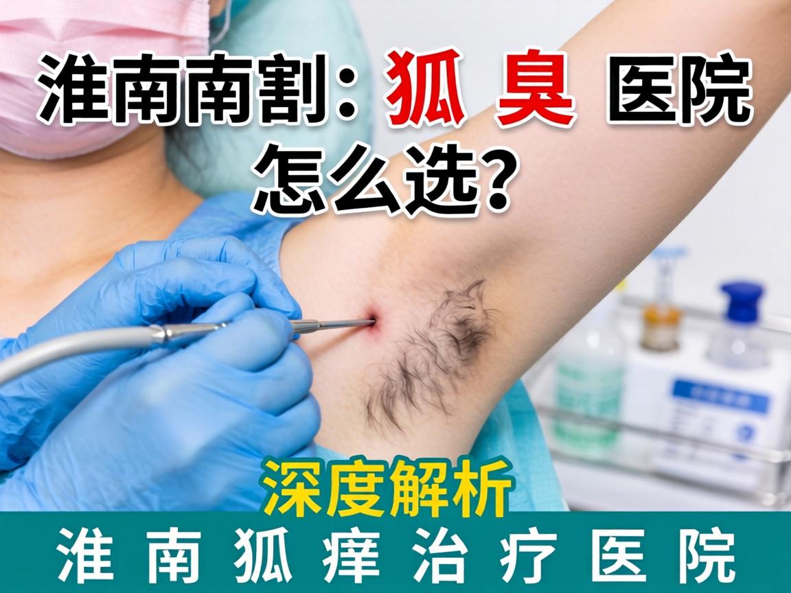 淮南割狐臭医院怎么选？深度解析淮南狐臭治疗医院