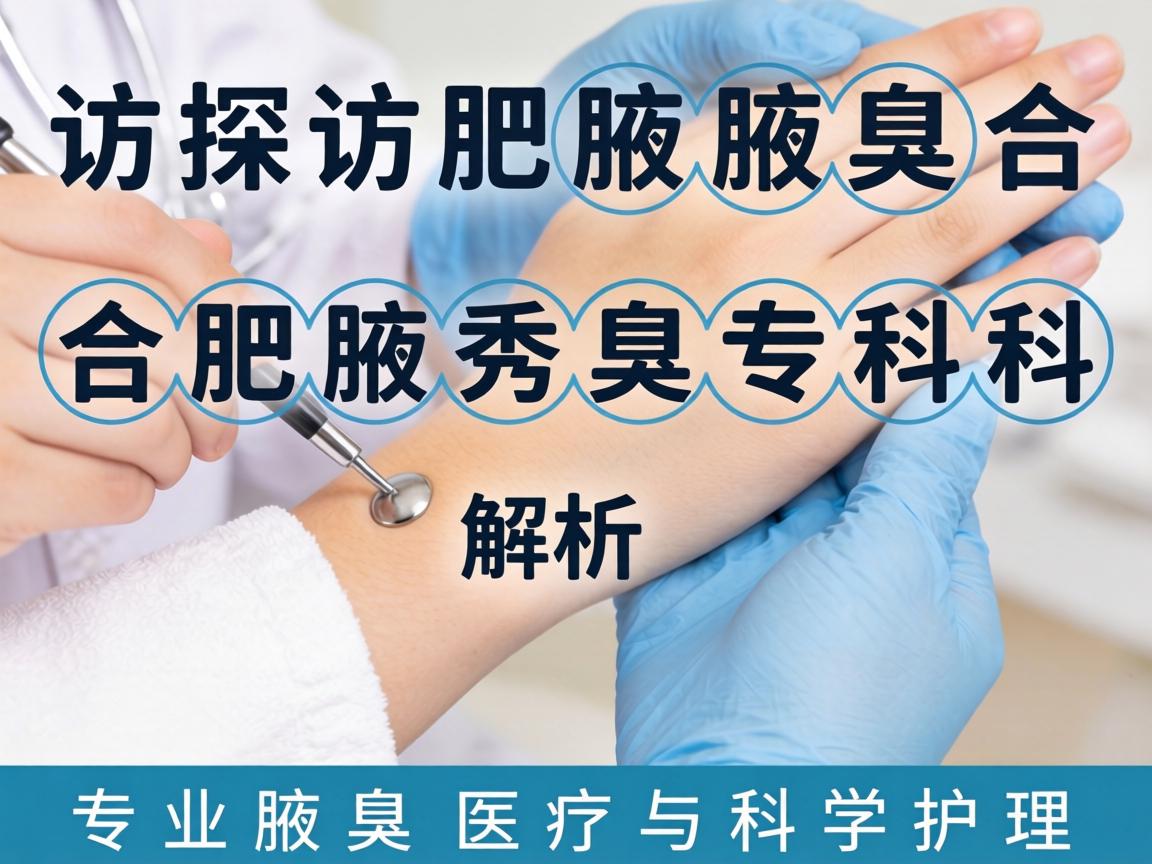 探访合肥腋秀腋臭专科，解析专业腋臭医疗与科学护理