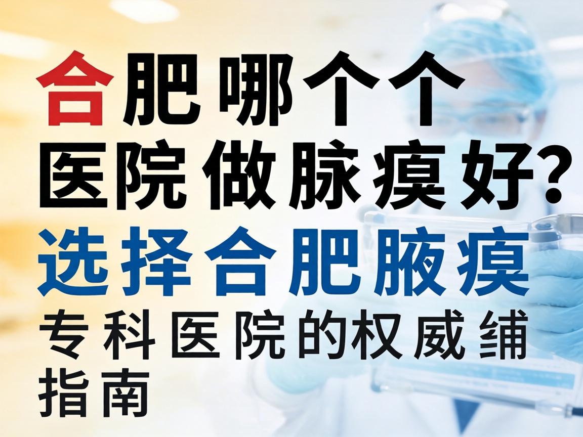 合肥哪个医院做腋臭好？选择合肥腋臭专科医院的权威指南