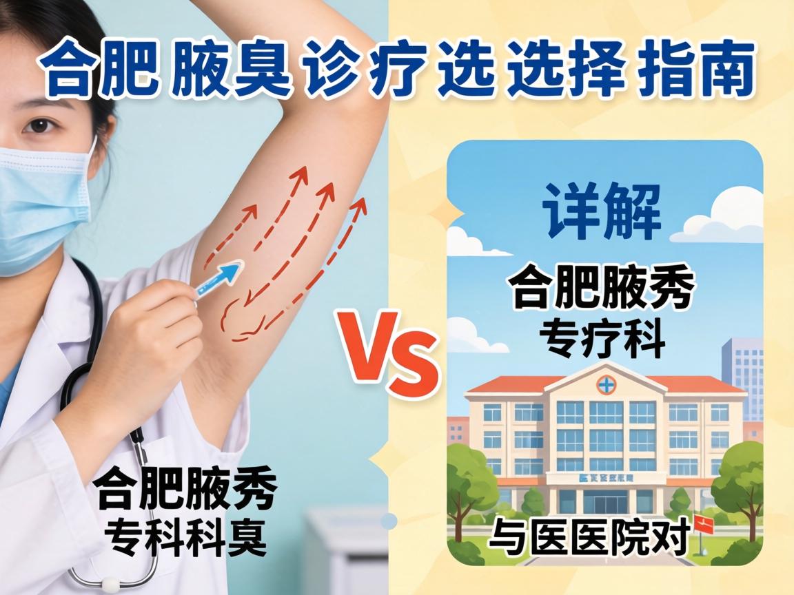 合肥腋臭诊疗选择指南，详解合肥腋秀专科与医院对比