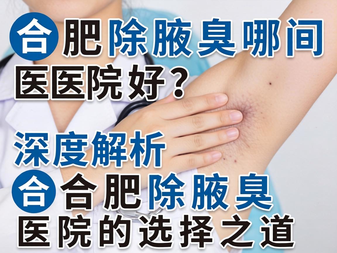 合肥除腋臭哪间医院好？深度解析合肥除腋臭医院的选择之道