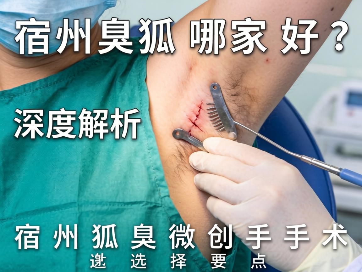 宿州狐臭微创手术哪家好？深度解析宿州狐臭微创手术选择要点