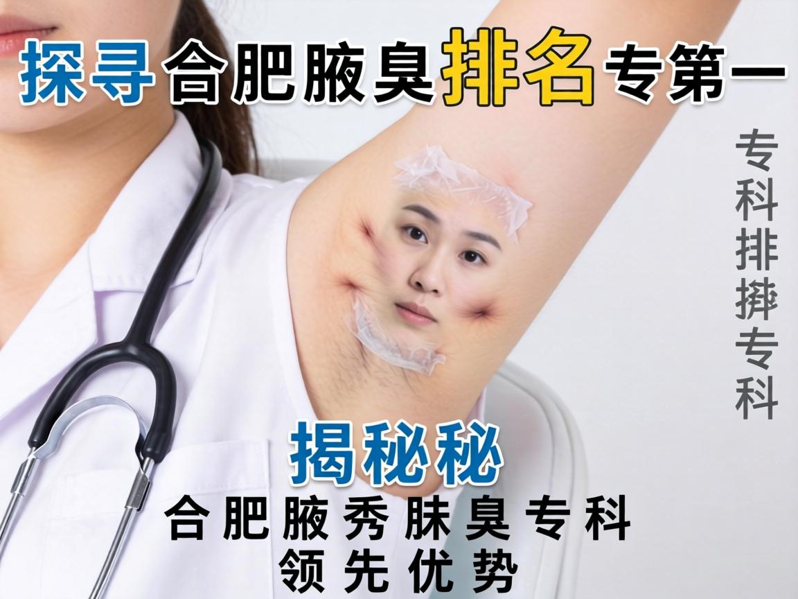 探寻合肥腋臭专科排名第一，揭秘合肥腋秀腋臭专科领先优势