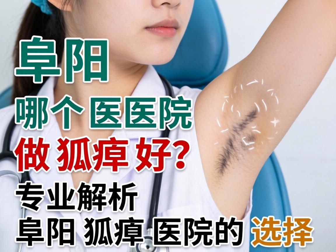 阜阳哪个医院做狐臭好？专业解析阜阳狐臭医院的选择