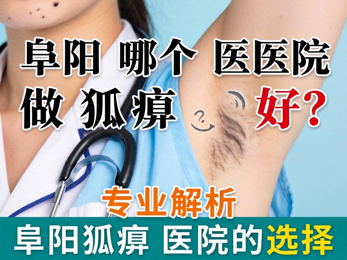 阜阳哪个医院做狐臭好？专业解析阜阳狐臭医院的选择