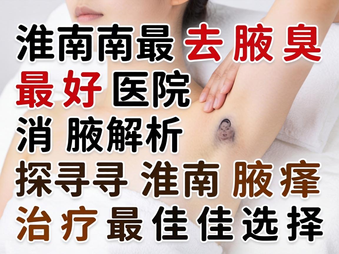 淮南去腋臭最好医院解析，探寻淮南腋臭治疗最佳选择