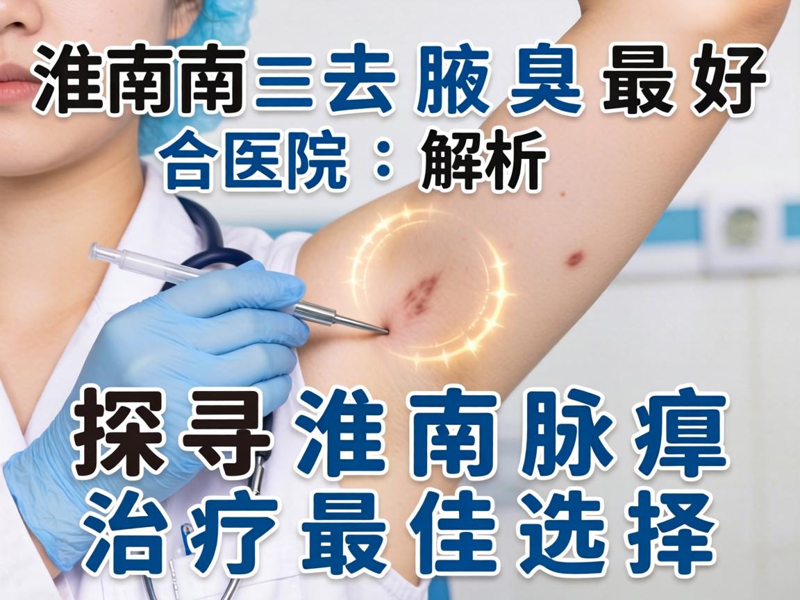 淮南去腋臭最好医院解析，探寻淮南腋臭治疗最佳选择