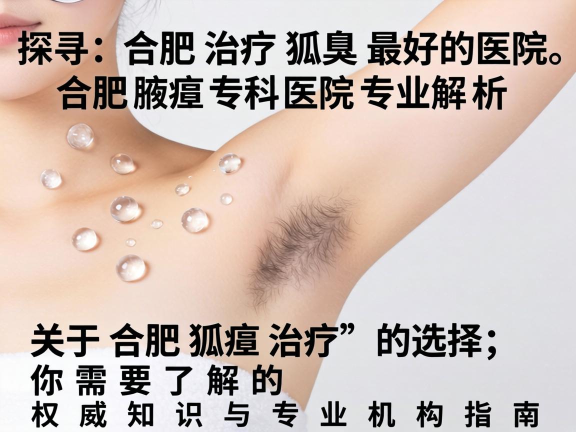 探寻合肥治疗狐臭最好的医院，合肥腋臭专科医院专业解析
关于合肥狐臭治疗的选择，你需要了解的权威知识与专业机构指南