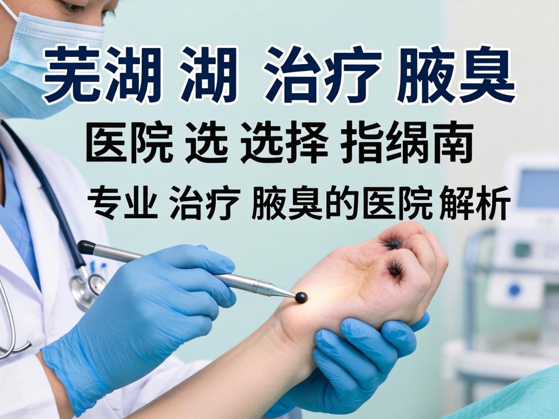 芜湖治疗腋臭医院选择指南，专业治疗腋臭的医院解析