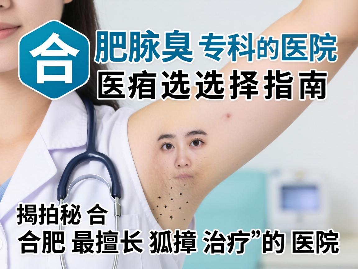 合肥腋臭专科医院选择指南，揭秘合肥最擅长狐臭治疗的医院