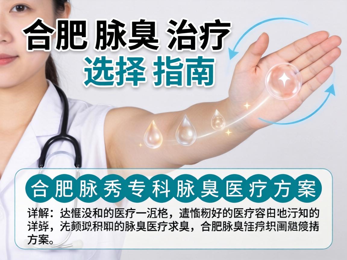 合肥腋臭治疗选择指南，详解合肥腋秀专科的腋臭医疗方案