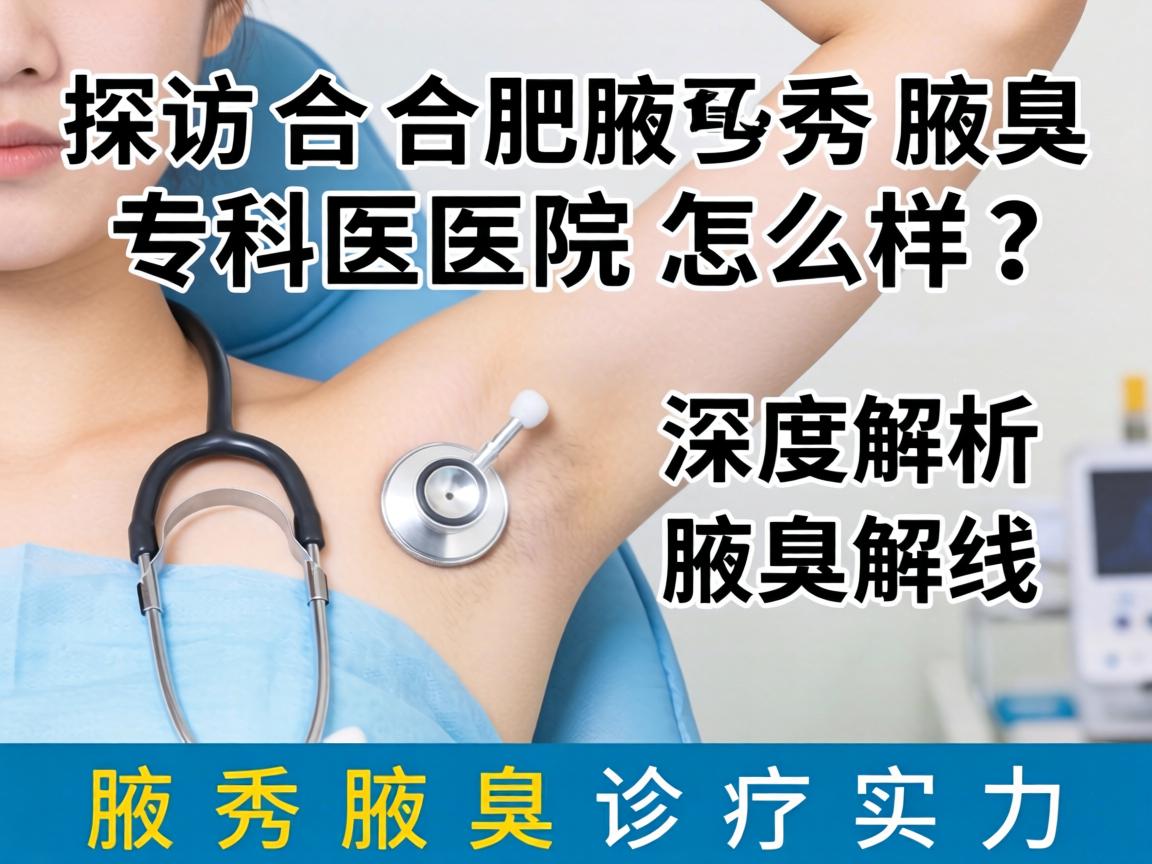 探访合肥腋秀腋臭专科医院怎么样？深度解析腋秀腋臭诊疗实力