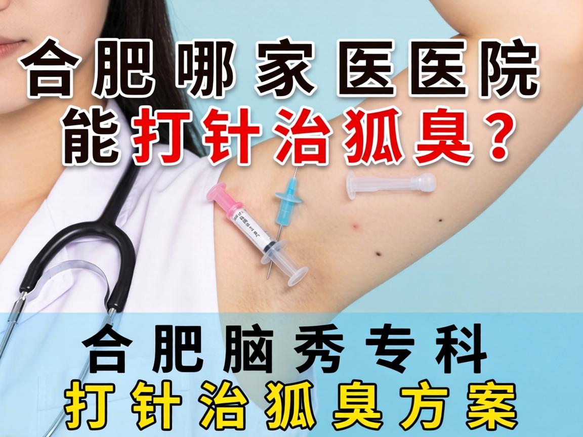 合肥哪家医院能打针治狐臭？详解合肥腋秀专科打针治狐臭方案