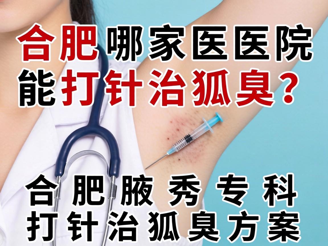 合肥哪家医院能打针治狐臭？详解合肥腋秀专科打针治狐臭方案