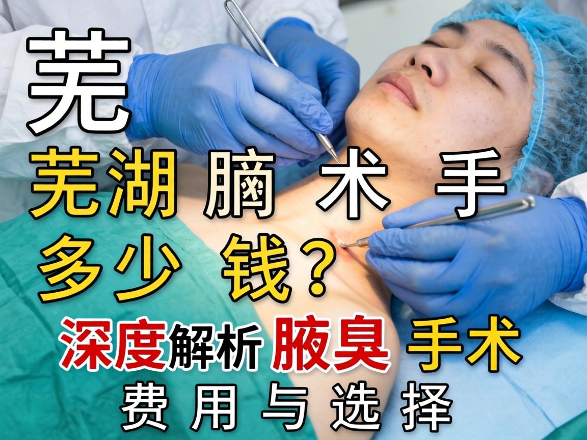 芜湖腋臭手术多少钱？深度解析腋臭手术费用与选择