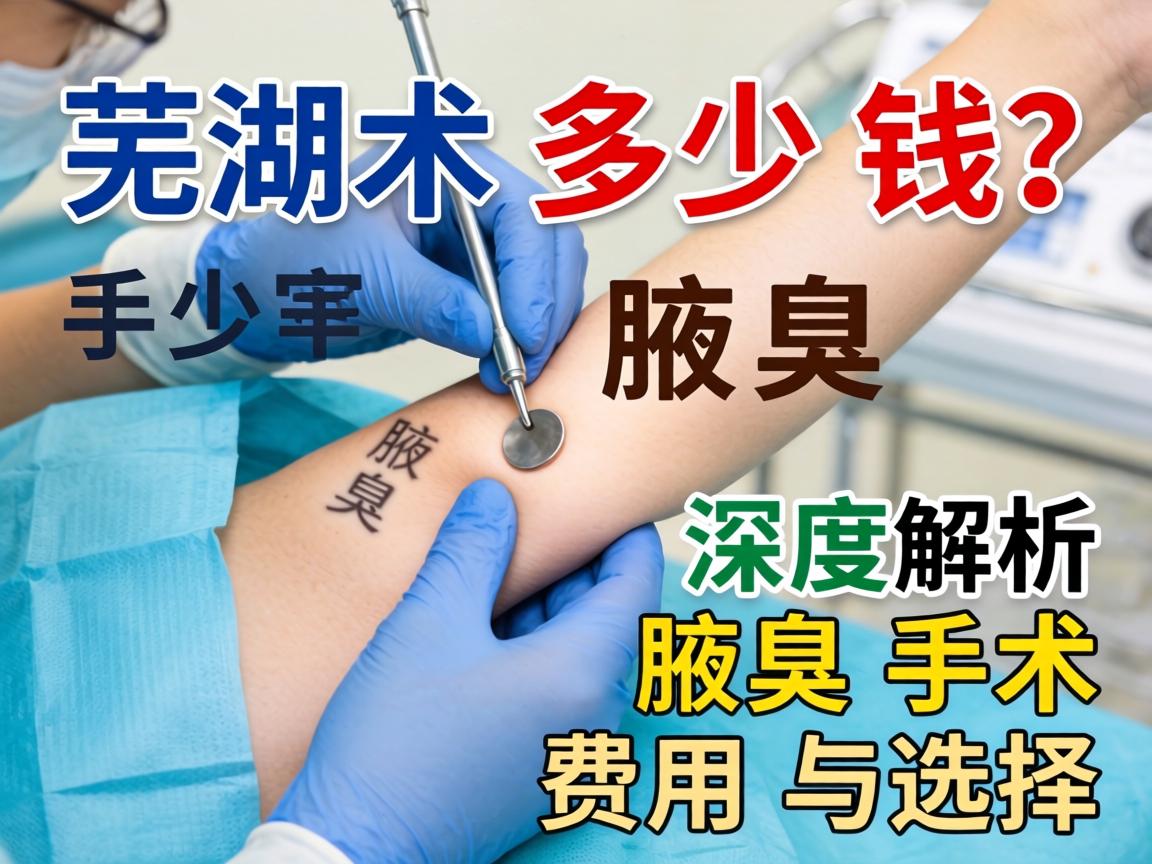 芜湖腋臭手术多少钱？深度解析腋臭手术费用与选择