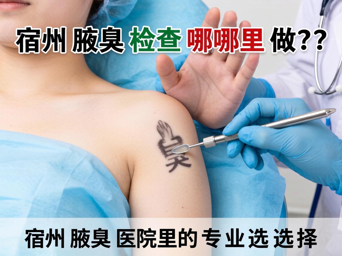 宿州腋臭检查哪里做？详解宿州腋臭医院的专业选择