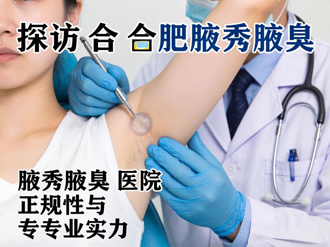 探访合肥腋秀腋臭专科，解析腋秀腋臭医院正规性与专业实力