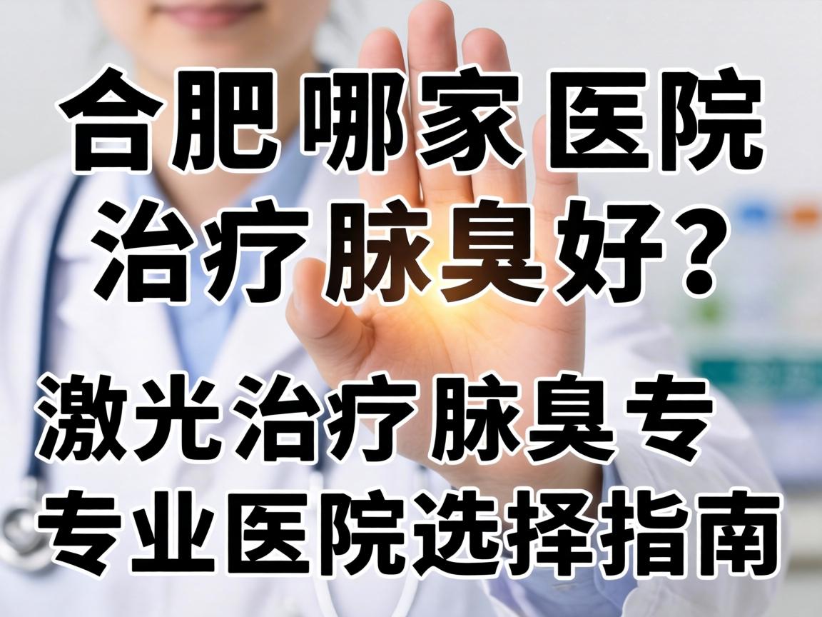 合肥哪家医院治疗腋臭好？激光治疗腋臭专业医院选择指南