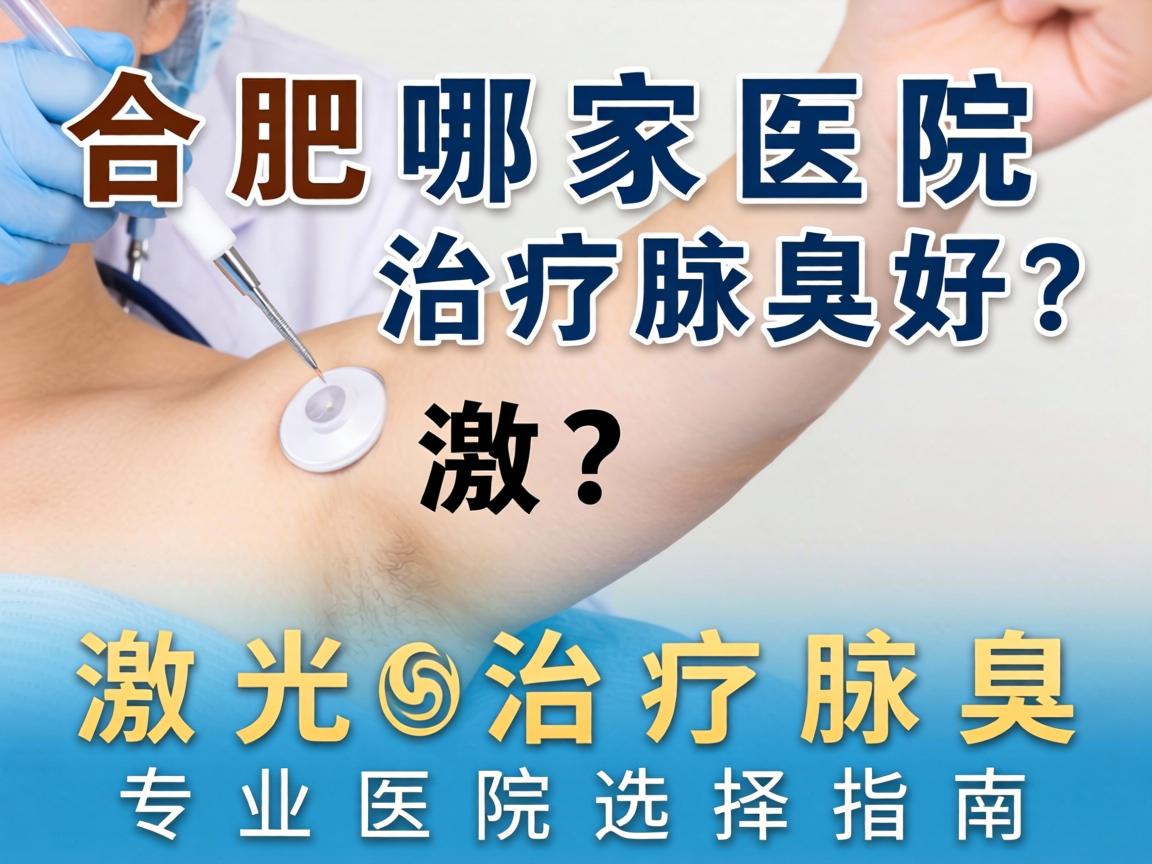 合肥哪家医院治疗腋臭好？激光治疗腋臭专业医院选择指南