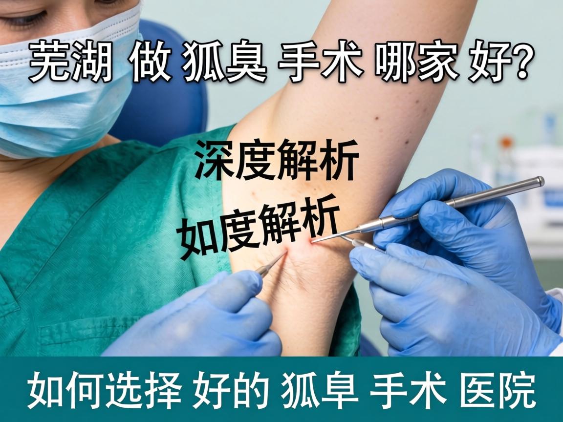 芜湖做狐臭手术哪家好？深度解析如何选择好的狐臭手术医院