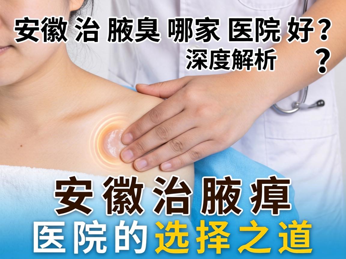 安徽治腋臭哪家医院好？深度解析安徽治腋臭医院的选择之道