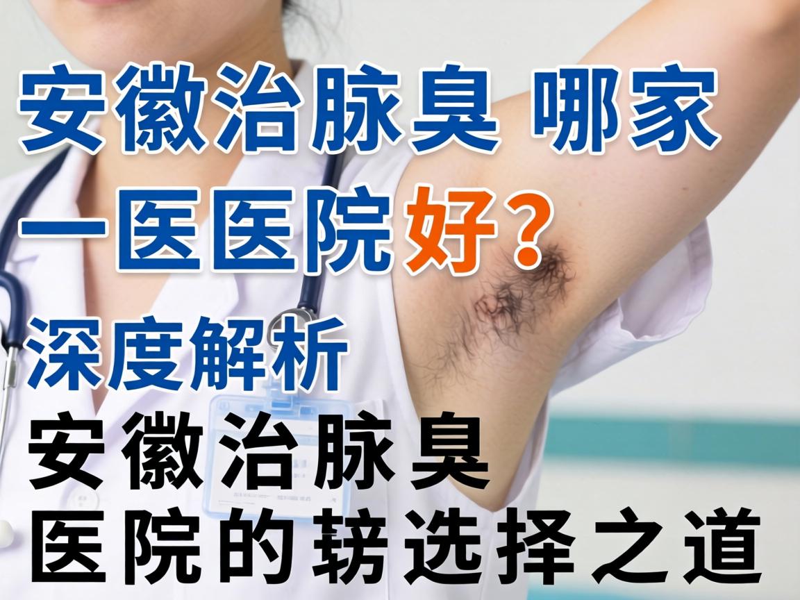 安徽治腋臭哪家医院好？深度解析安徽治腋臭医院的选择之道