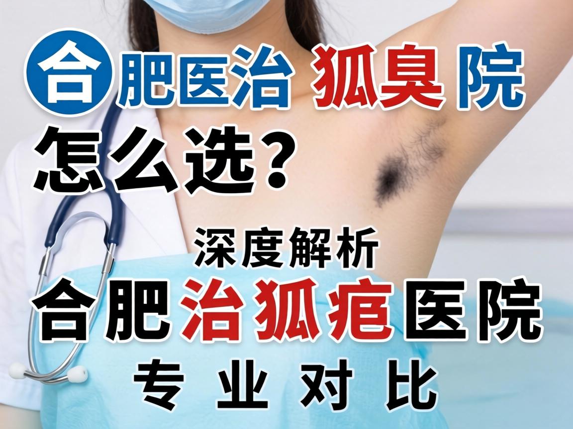 合肥治狐臭医院怎么选？深度解析合肥治狐臭医院专业对比