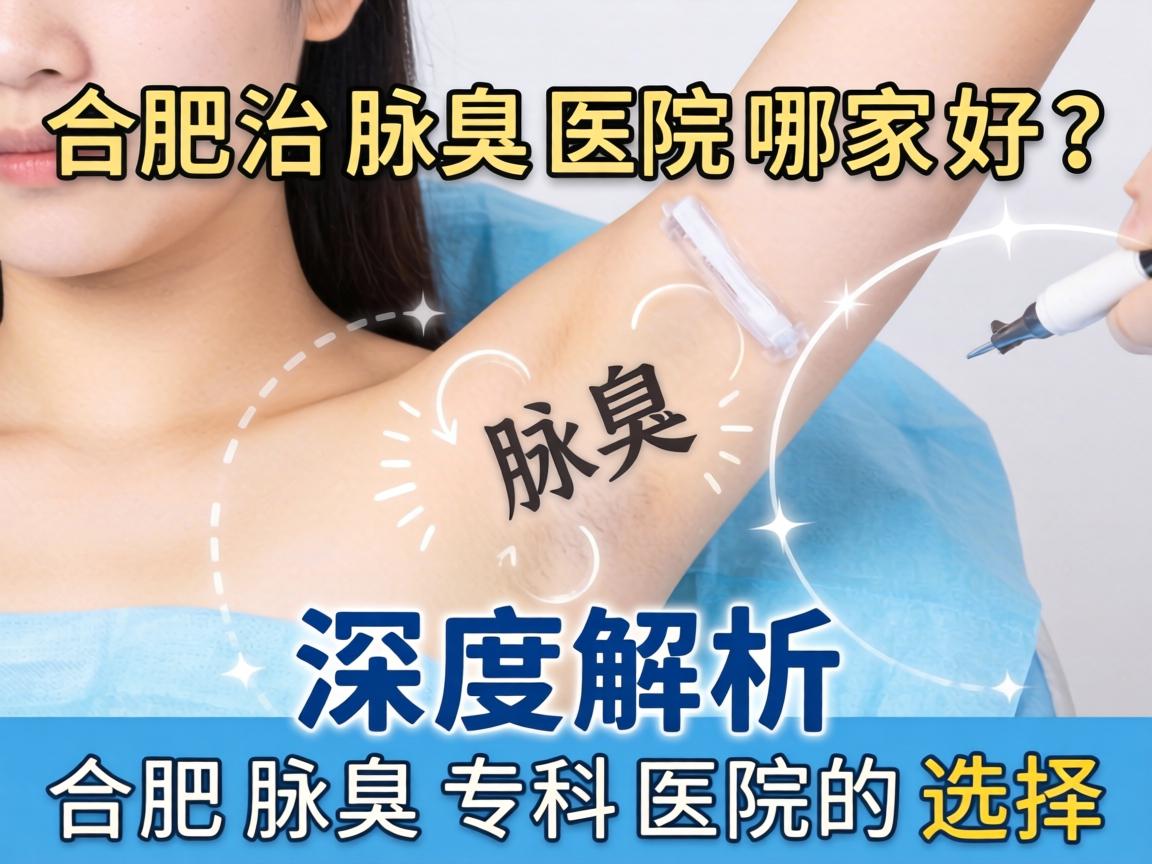 合肥治腋臭医院哪家好？深度解析合肥腋臭专科医院的选择