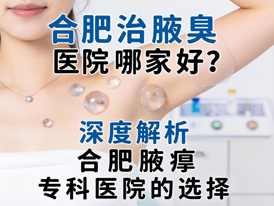 合肥治腋臭医院哪家好？深度解析合肥腋臭专科医院的选择