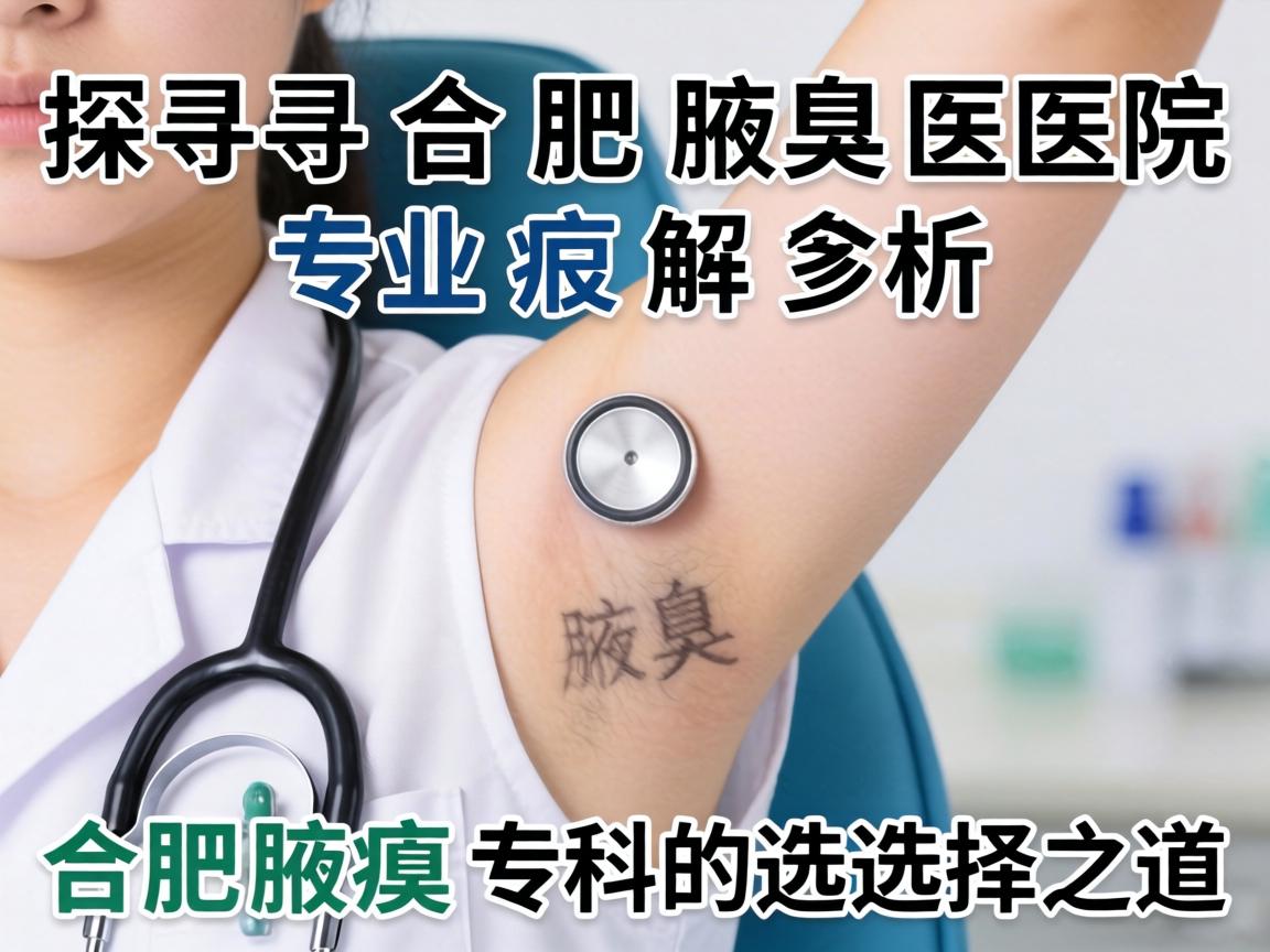 探寻合肥腋臭医院，专业解析合肥腋臭专科的选择之道