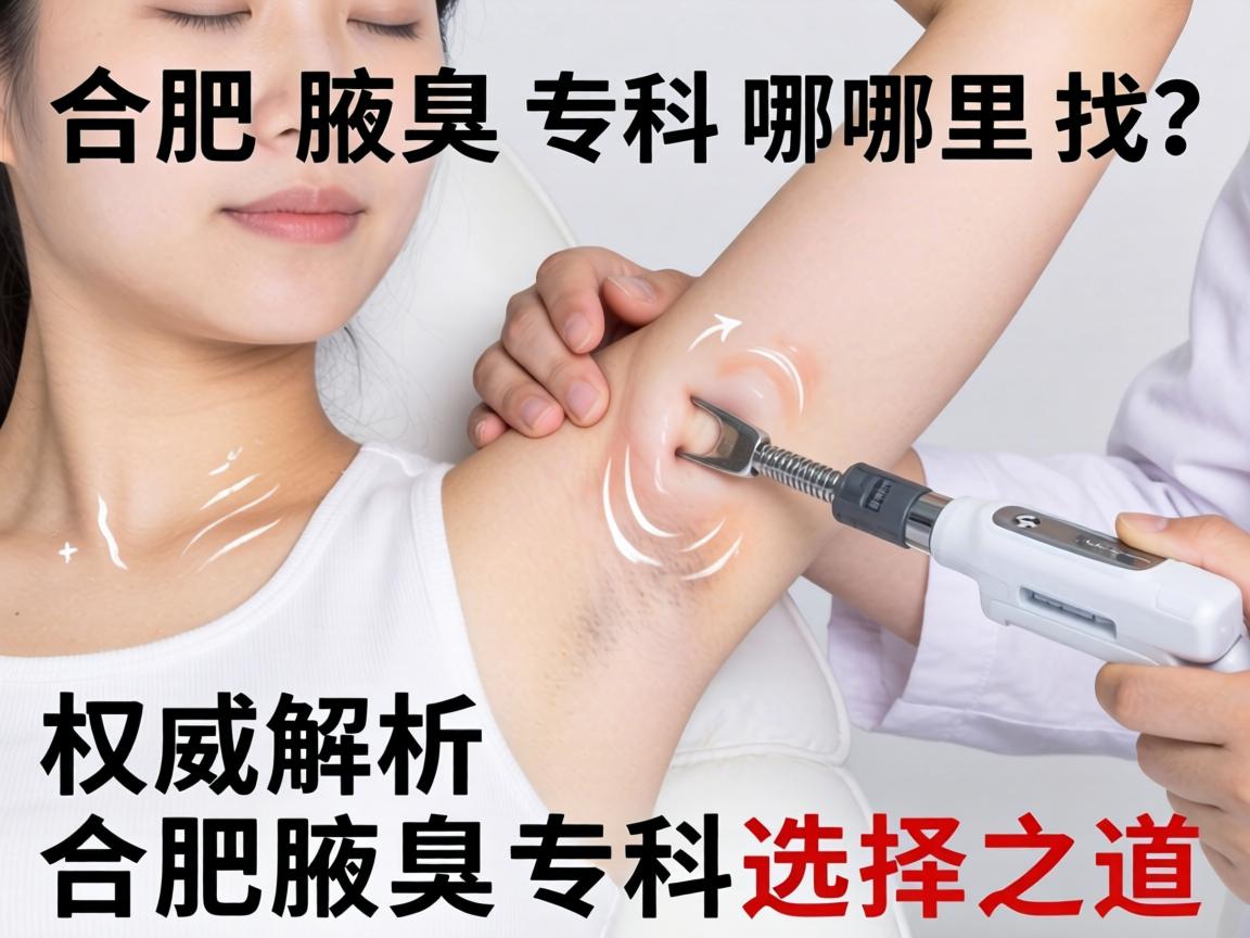 合肥腋臭专科哪里找？权威解析合肥腋臭专科选择之道