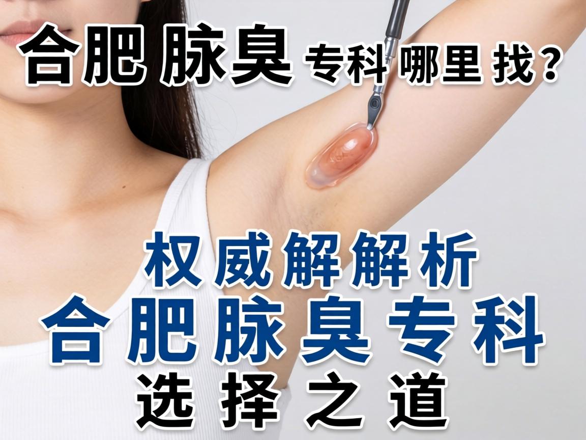 合肥腋臭专科哪里找？权威解析合肥腋臭专科选择之道